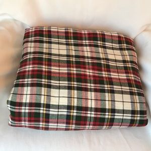 Pottery Barn Stewart plaid duvet, KING/CAL KING